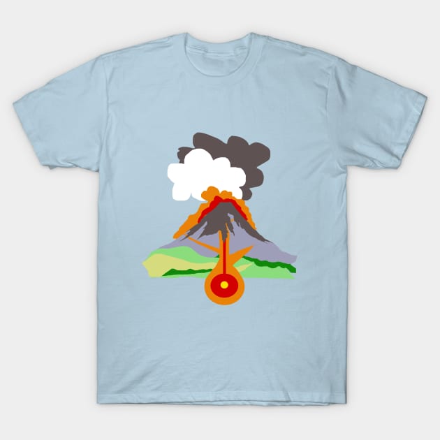 Volcano T-Shirt by louweasely